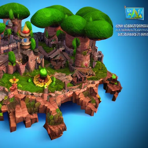 Prompt: dwarf kingdom, massive, 3d render, low poly, video game, colourful, concept art, E3
