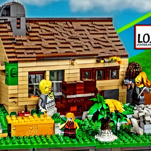 Image similar to lego Irish potato famine