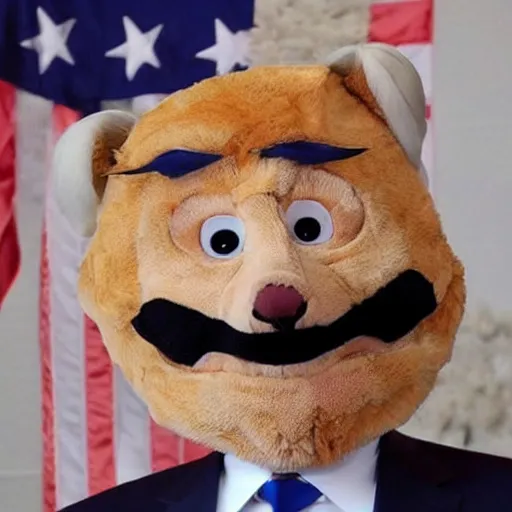 Image similar to donald trump fursuit