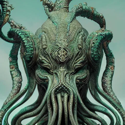 Prompt: a ancient cthulhu goddess in the cosmic, fantasy, intricate, highly detailed, artstation, concept art, smooth, octane render sharp focus, full color