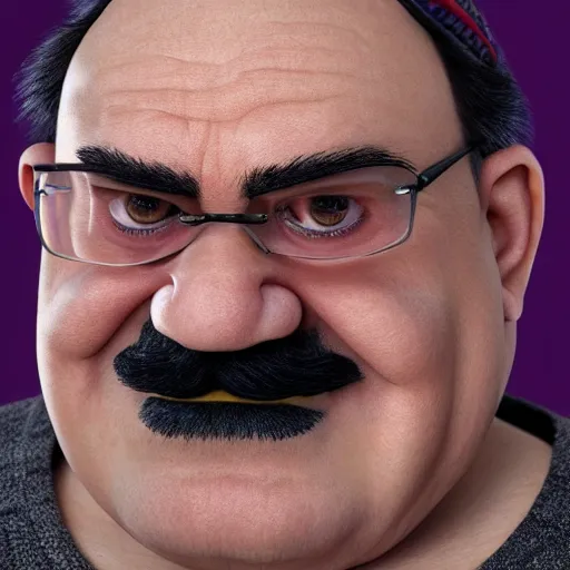 Image similar to stunning award winning hyperrealistic hdr 8 k highly detailed portrait photo of wario as a real human