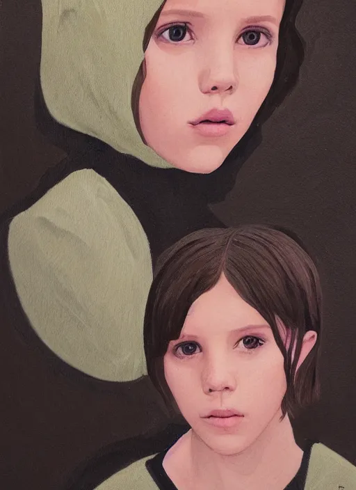 Image similar to Portrait of Millie Bobby Brown by Iwa Shoyoka