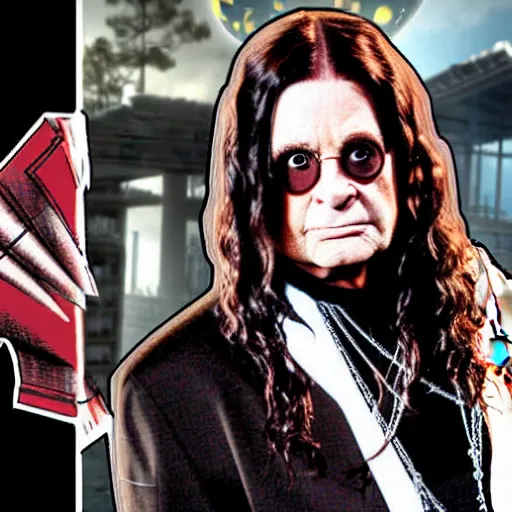 Image similar to Ozzy Osbourne as a Marvel Villian character,realistic,real photo