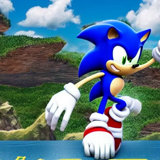 Image similar to sonic the hedgefund, photo