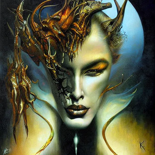 Image similar to the devil painting by karol bak