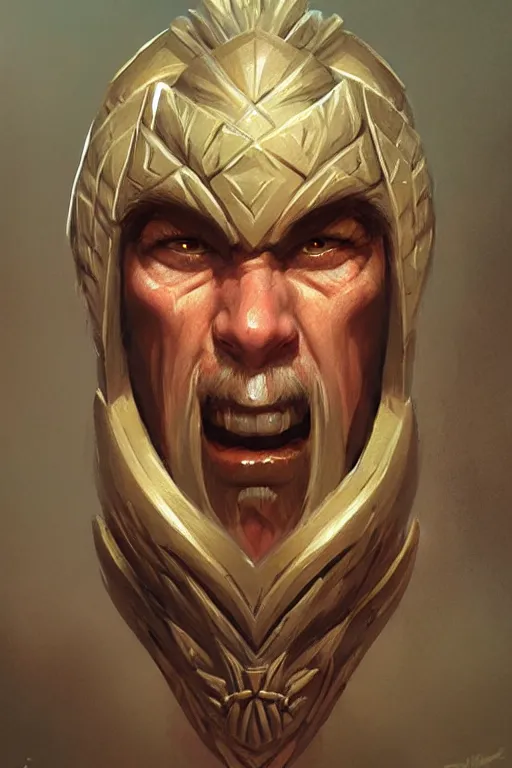 Image similar to tiki head, d & d, fantasy, portrait, highly detailed, headshot, digital painting, trending on artstation, concept art, sharp focus, illustration, art by artgerm and greg rutkowski and magali villeneuve