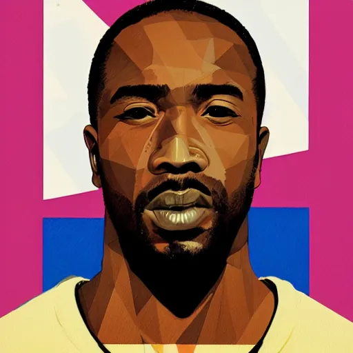 Prompt: Supreme x Freddie Gibbs Profile Picture by Sachin Teng, asymmetrical, Organic Painting , Matte Painting, geometric shapes, hard edges, graffiti, street art,:2 by Sachin Teng:4