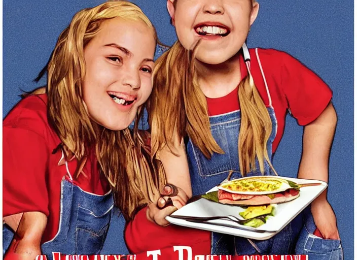 Image similar to Tomboy Outback, the new restaurant where all the waitresses are cute tomboys. Promotional poster