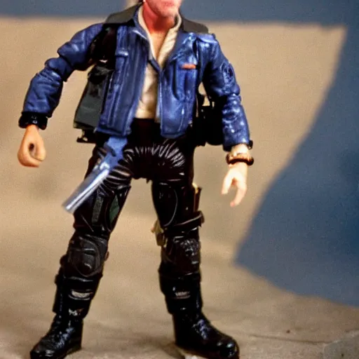 Prompt: Tom Waits as a G.I. Joe action figure from the 1980s