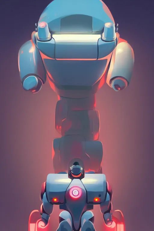 Image similar to metabots medabots medarotto medarot robot minimalist comics, behance hd by jesper ejsing, by rhads, makoto shinkai and lois van baarle, ilya kuvshinov, rossdraws global illumination ray tracing hdr radiating a glowing aura