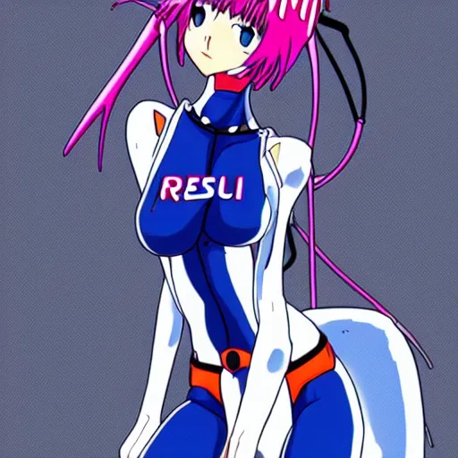 Prompt: Rei Ayanami in her early twenties, in the style of Neon Genesis Evangelion
