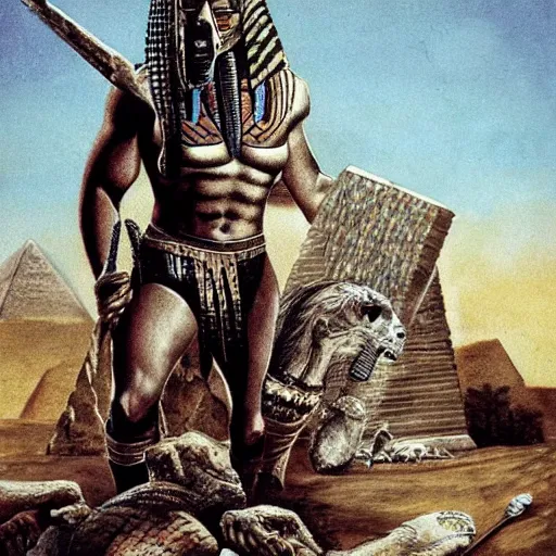 Image similar to predator in ancient egypt