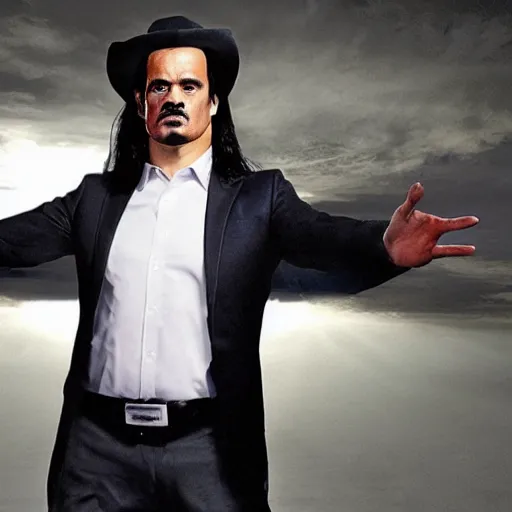 Prompt: pedro sanchez as the wwe undertaker