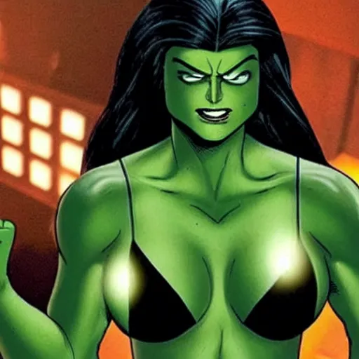 Image similar to promotional photo of al pacino as she-hulk in the tv series she-hulk (2022), movie still,