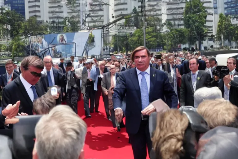 Image similar to president bolsonaro in moskau