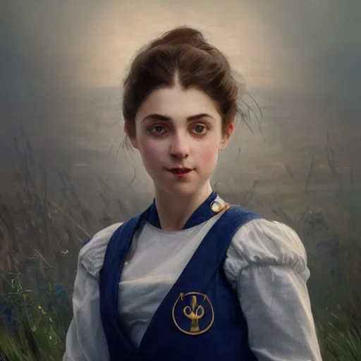 Prompt: epic portrait an woman wearing sailor uniform, digital painting, artstation, concept art, soft light, hdri, smooth, sharp focus, illustration, fantasy, intricate, elegant, highly detailed, D&D, matte painting, in the style of Greg Rutkowski and Alphonse Mucha and artemisia, 8k, highly detailed, jurgens, rutkowski, bouguereau, pastoral, rustic, georgic, detailed concept art, illustration, colorful pastel, painting, detail, ultra detailed, digital art, 4K,