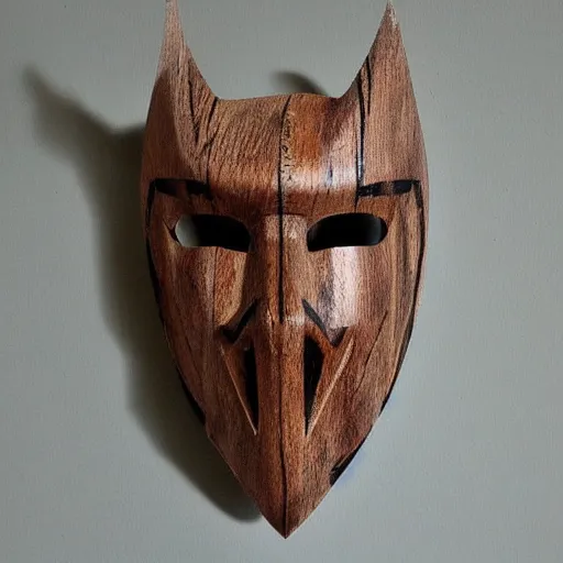 Image similar to insect inspired wooden mask