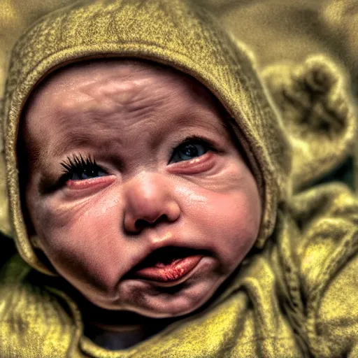 Image similar to ugliest baby 3 5 mm hdr realistic