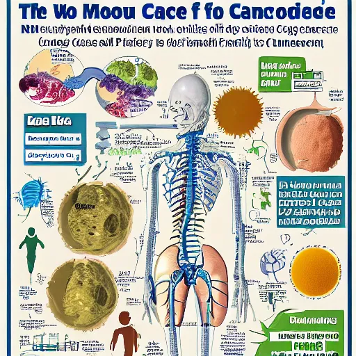 Prompt: the cure for cancer, highly detailed, scientifically accurate, diagram, English