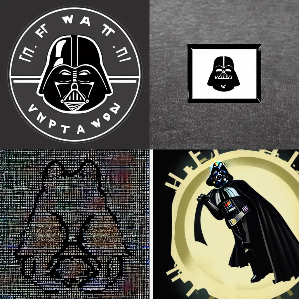 Image similar to darth vader penguin crypto logo