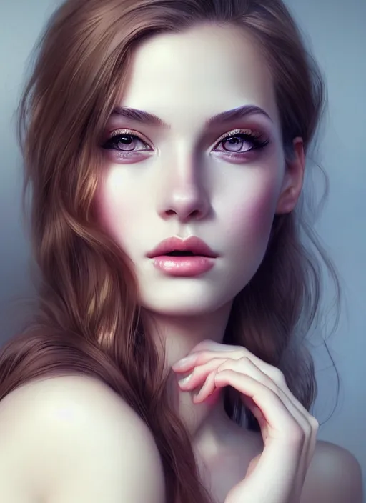 Image similar to a gorgeous female photo, professionally retouched, soft lighting, wearing a feather dress, realistic, smooth face, perfect eyes, wide angle, sharp focus on eyes, 8 k high definition, insanely detailed, intricate, elegant, art by artgerm and wlop