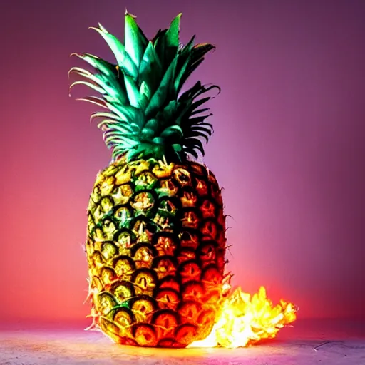 exploding pineapples firey gasses scary | Stable Diffusion | OpenArt