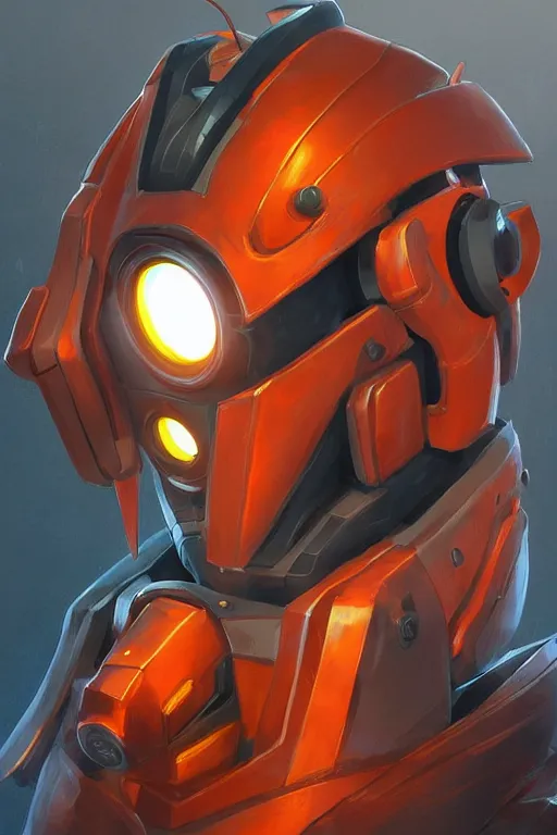 Image similar to epic mask helmet robot ninja portrait stylized as fornite style game design fanart by concept artist gervasio canda, behance hd by jesper ejsing, by rhads, makoto shinkai and lois van baarle, ilya kuvshinov, rossdraws global illumination radiating a glowing aura global illumination ray tracing hdr render in unreal engine 5