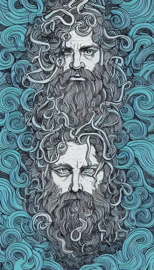 Image similar to zeus, gods, cloudy, highly detailed, digital painting, refreshing, trending on artstation, illustration by james jean