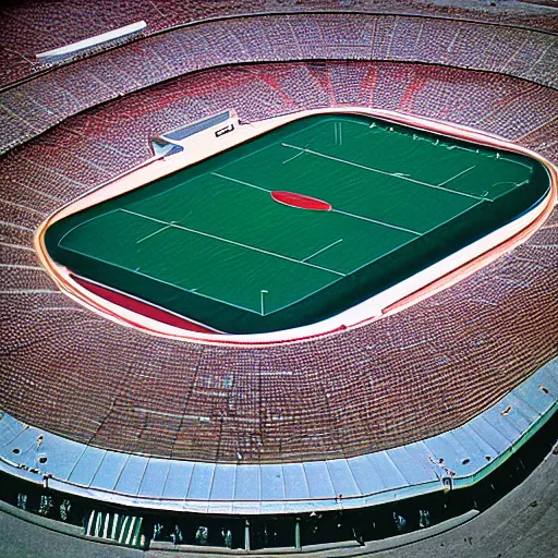 Image similar to olympic stadium, montreal, 1 9 7 6, digital art