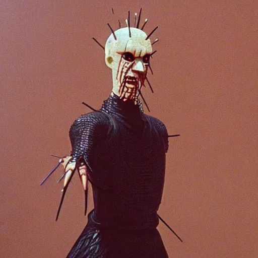 Prompt: pinhead from hellraiser, as a korean