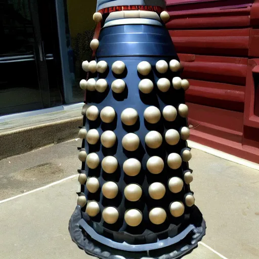 Prompt: a dalek in the style of a burger