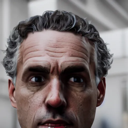 Image similar to jordan peterson in gta v 50mm dslr, f/5.6