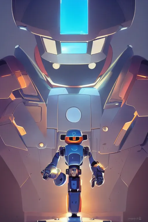 Image similar to metabots medabots medarotto medarot robot minimalist comics, behance hd by jesper ejsing, by rhads, makoto shinkai and lois van baarle, ilya kuvshinov, rossdraws global illumination ray tracing hdr radiating a glowing aura