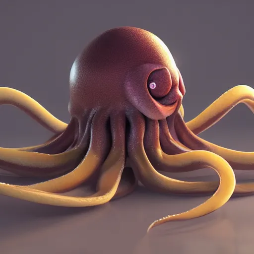 Image similar to smile octopus, octane render, instagram photo, unreal engine 5