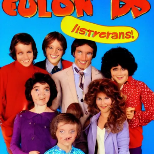 Image similar to 1983 children's tv show about humans and digestive organs color