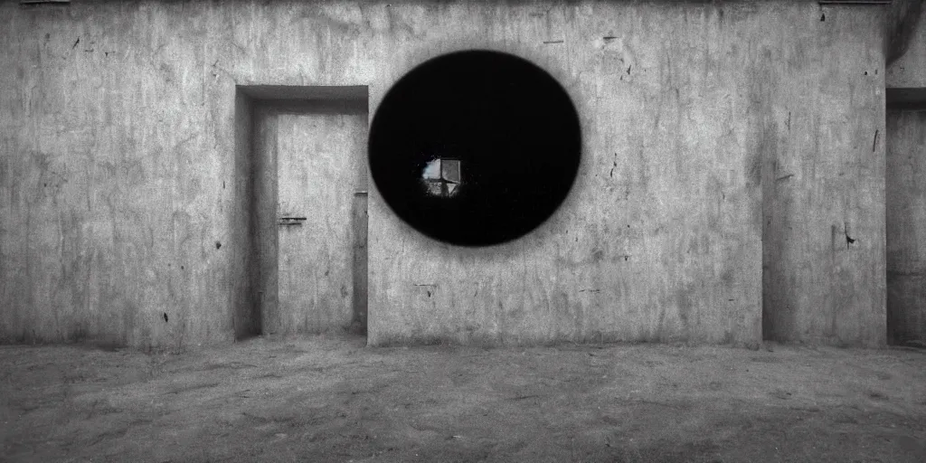 Image similar to detailed medium format photo, polaroid still from tarkovsky movie, a giant apple character, spray painting graffiti on a wall, haze, high production value, intricate details, 8 k resolution, hyperrealistic, hdr, photorealistic, high definition, technicolor, award - winning photography, masterpiece, black and white, grungy