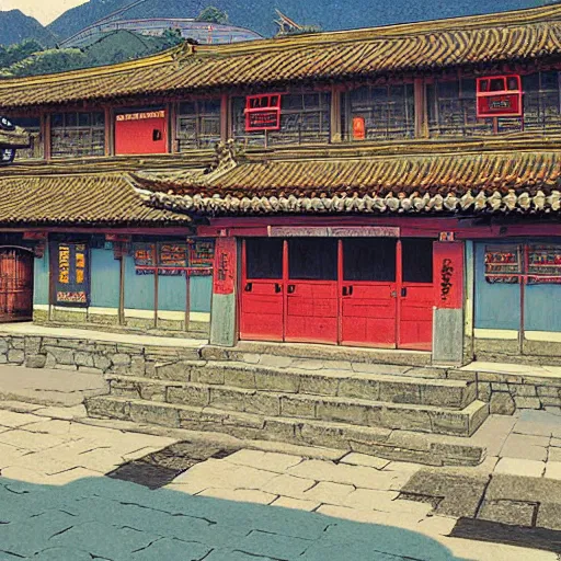 Image similar to Old Town of Lijiang, Hasui Kawase