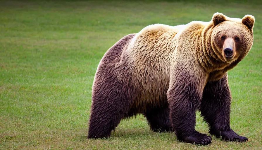 Image similar to a bear made sculpted from straw and jelly, 4k photography award winning,