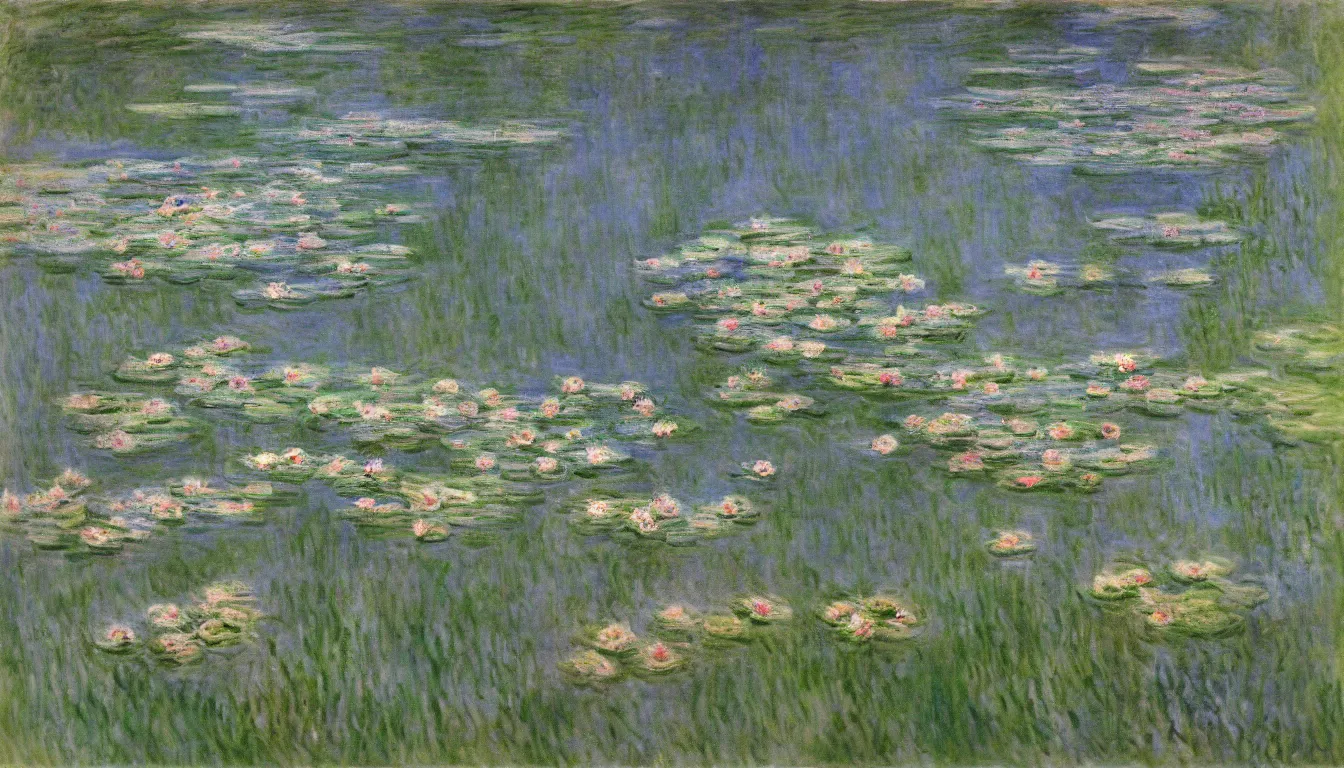 Image similar to lilies by monet