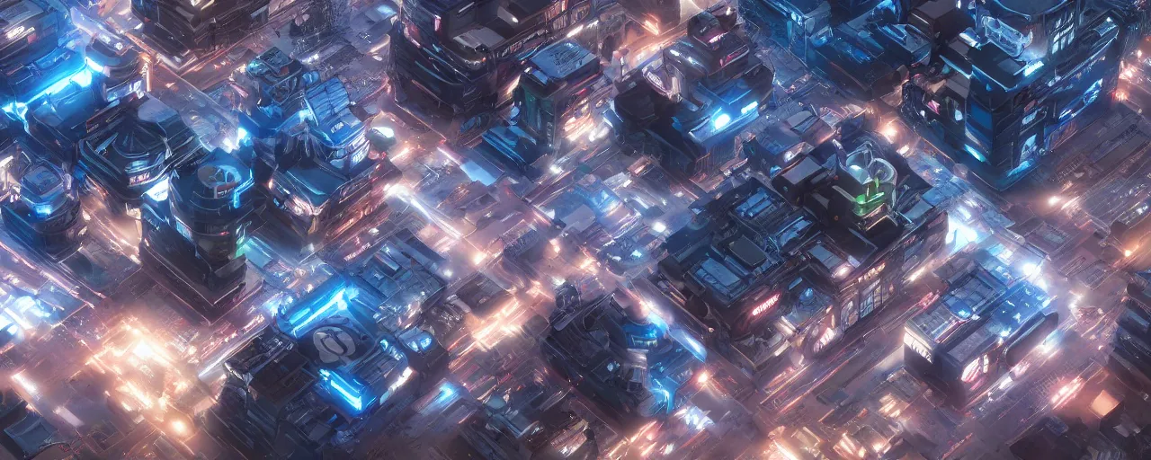 Image similar to quantum city, octane render, trending on artstation, sharp focus, 8 k, ultra realistic, detail, award winning,