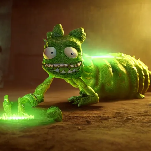 Prompt: full body pose, hyperrealistic photograph of pickle rick, dim volumetric lighting, 8 k, octane beautifully detailed render, extremely hyper detailed, intricate, epic composition, cinematic lighting, masterpiece, trending on artstation, very very detailed, stunning, hdr, smooth, sharp focus, high resolution, award, winning photo, dslr, 5 0 mm