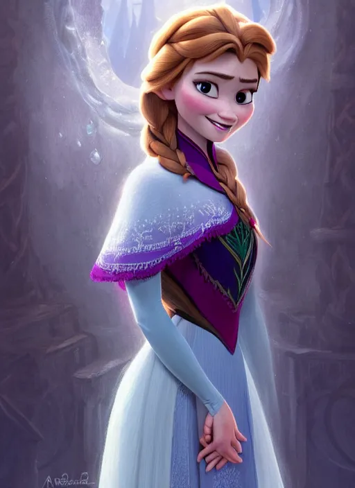 anna frozen concept art