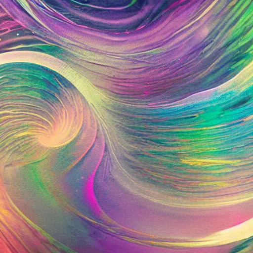 Image similar to the flowing abstract swirls of space and time