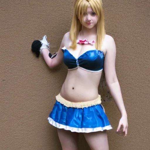 Image similar to photo of a model as lucy heartfilia