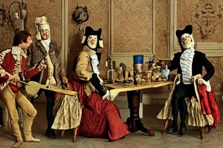 Image similar to monty python in the 1 8 th century