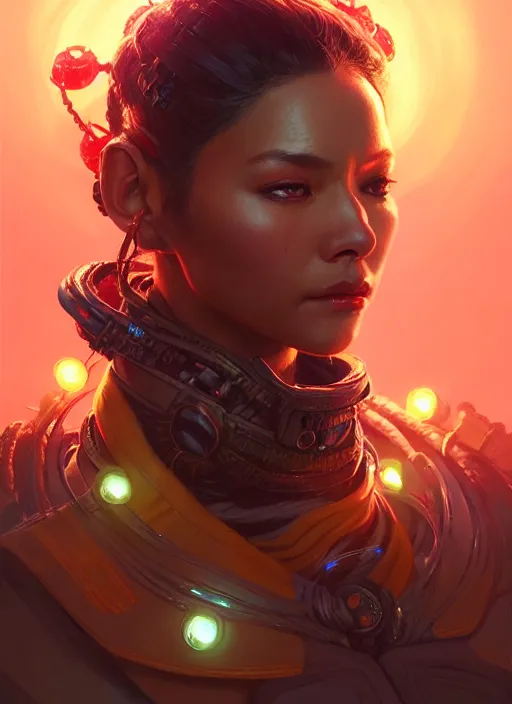 Image similar to portrait of apex legends chtulhu, intricate, elegant, glowing lights, highly detailed, digital painting, artstation, glamor pose, concept art, smooth, sharp focus, illustration, art by artgerm and greg rutkowski, artey freytag