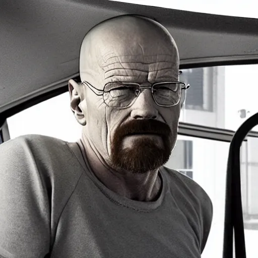 Image similar to walter white as gigachad