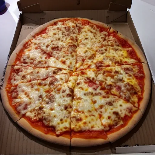 Image similar to worst pizza in existence