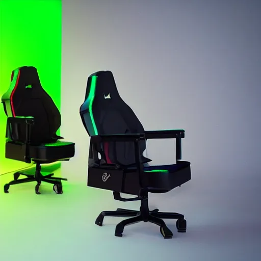 Image similar to the new rgb gaming toilet from razer