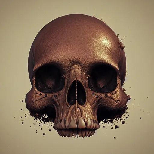 Image similar to portrait_of_a_melting_skull._intricate_abstract._intricate_artwork._by_Tooth_Wu_wlop_beeple_dan_mumford._octane_render_trending_on_artstat